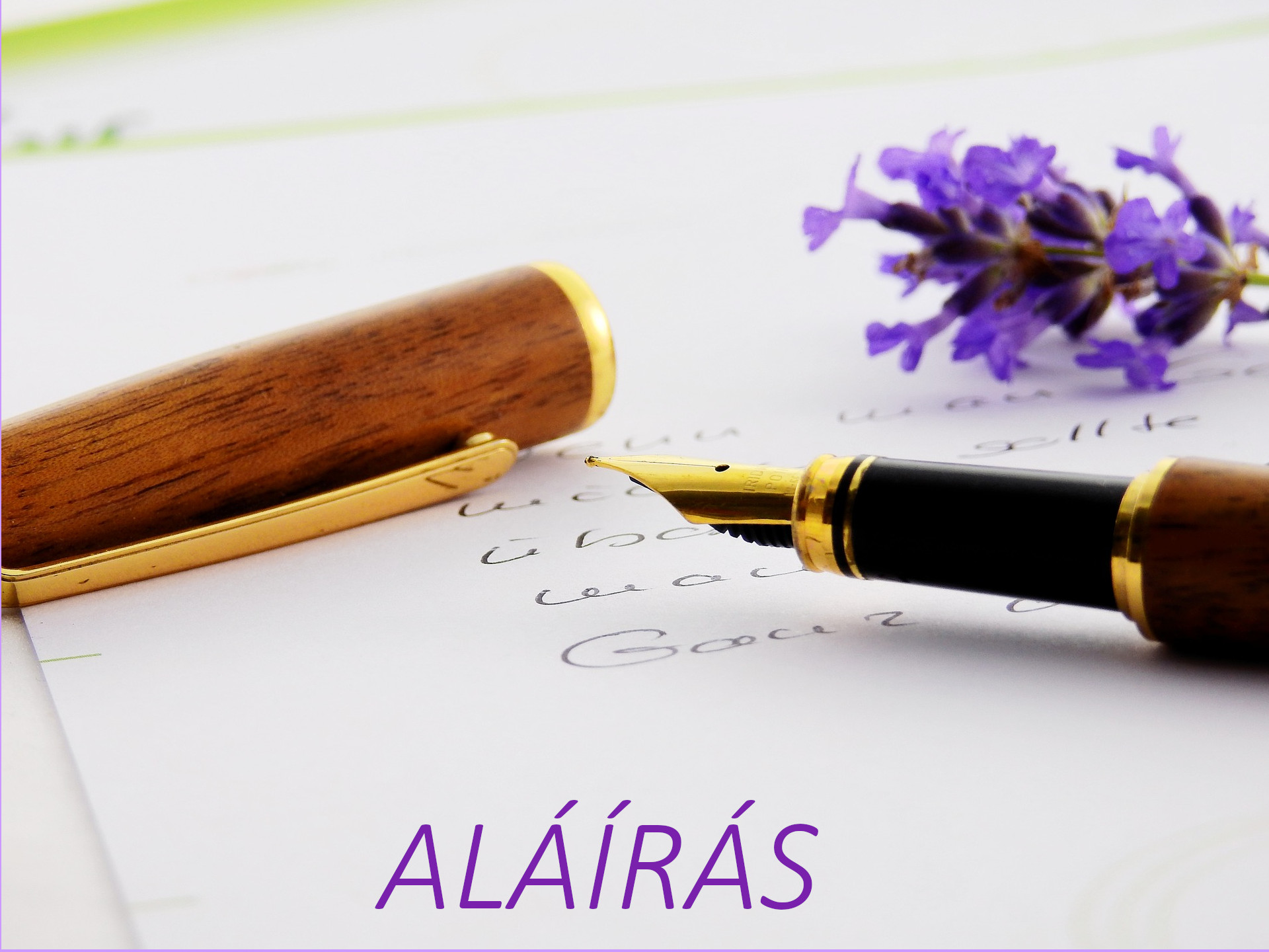 Aláírás az Új Magyar Alkotmány támogatására